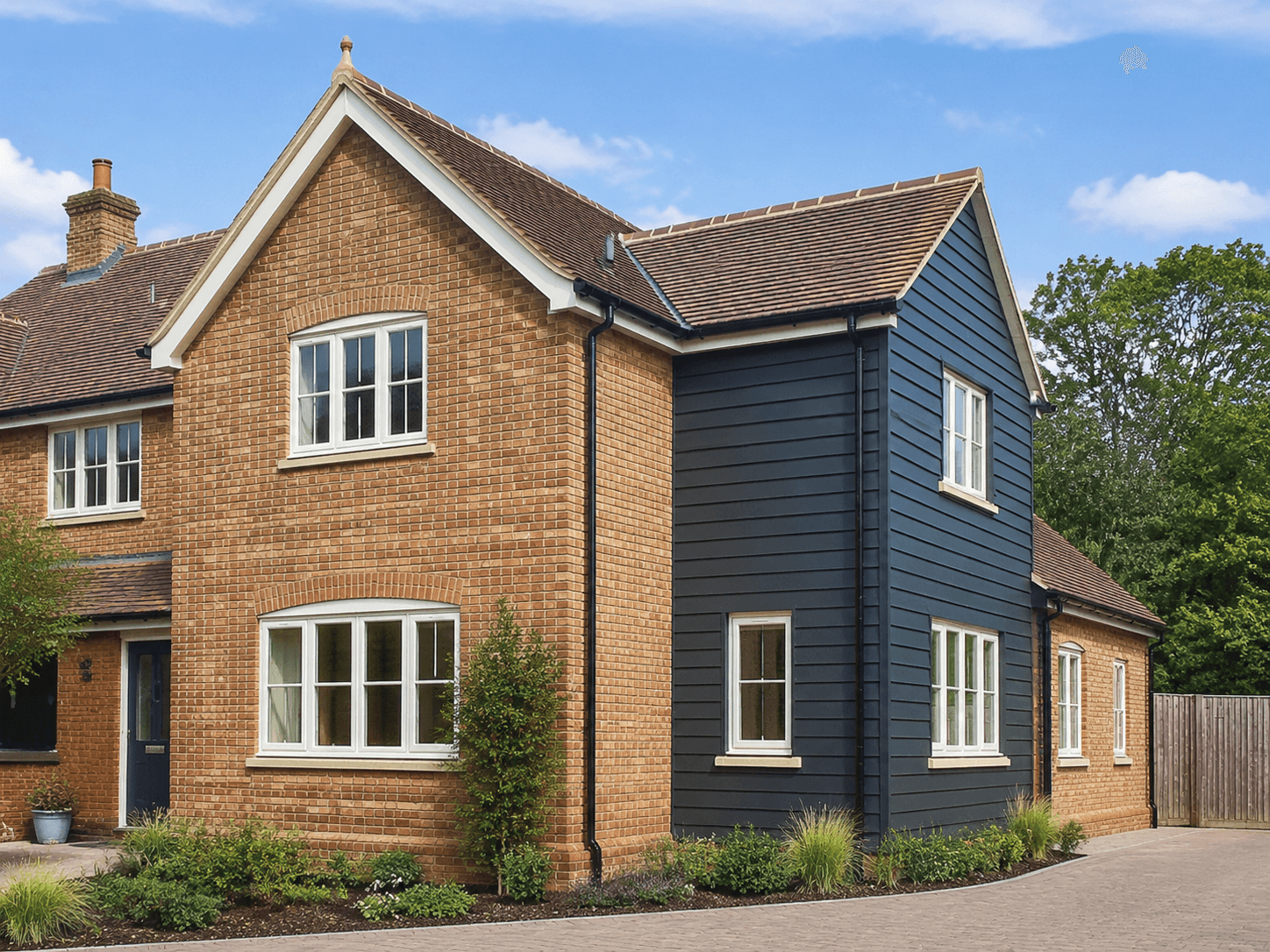 Two-storey side extension