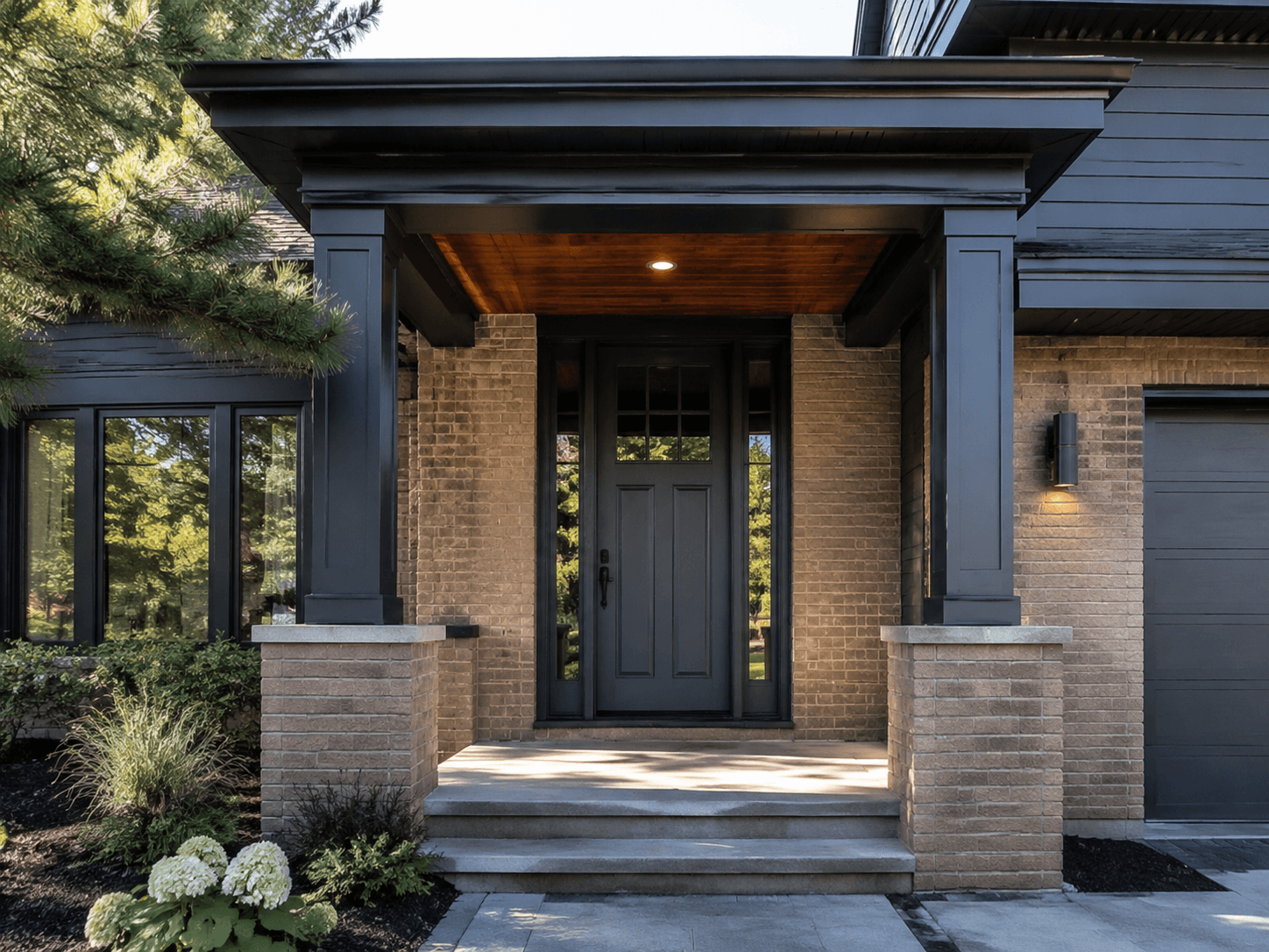 Porch & entrance